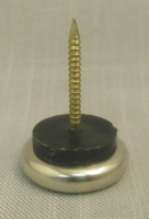 Nail On Cushioned Chair Glide, 1-1/16" Metal Base. #29M10