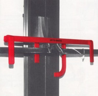 double door security bar removable security 5503cl security latch installed on double panic doors with push bar exit devices and 5501 door security device for double panic doors double door security bar removable security 5503cl security latch installed on double panic doors with push bar exit devices and 5501 door security device for double panic doors