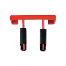 Security Latch #5504 for double panic doors with any type of exit device and NO center post between doors. "Flush Mount"