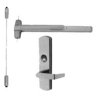 Von Duprin 9927 Series Panic Bar / Exit Device with Lever Trim. Surface Mounted Vertical Rod. #9927L