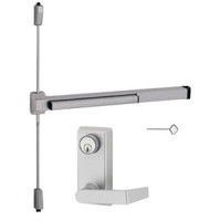 Von Duprin 2227 Series Economy Panic Bar / Exit Device with Lever Trim. Surface Mounted Vertical Rod. #2227L