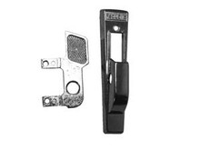 Republic #11 RIGHT hand locker handle. In this handle, the tangs (prongs) are flat and straight.