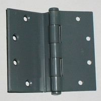 Door Hinge. Half Surface, Mortise into Jamb. Plain Bearing. 5" x 5". #3301HSg5