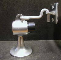 Door Stop / Door Holder, For Concrete or Tile Floors. Aluminum. #3210
