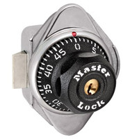 Master Lock 1652 Built-In Combination Locker Lock with new octagonal dial and larger numbers. Horizontal Spring Bolt for Right Hand Single Point Lockers.