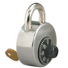 Master Lock 2010S High Security Combination Padlock. Anti-Shim design, Stainless Steel body for greater strength! Control Keyed. 1/2" shackle for lockers WITH recessed handle.