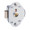 Master Lock 1710 Built-In Flat Locker Lock. Deadbolt action. NOT Control Keyed.