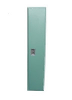 New Single Tier Lockers. Heavy Duty. Republic Powder Coated Steel, Green. 15" x 15" x 72". Green. #151572G