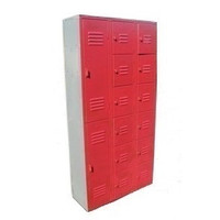 Used Lockers. 14-Person Locker Combination (2 tier and 6 tier). #1212726T2T
