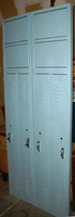 New Two-Person Lockers. Republic Powder Coated Steel. 15" x 18" x 72". #151872TPLR