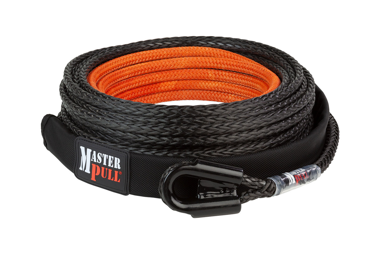ATV 3//16/" x 50/' Winch Cable w LARGE 3//8/" Hook-Fits most