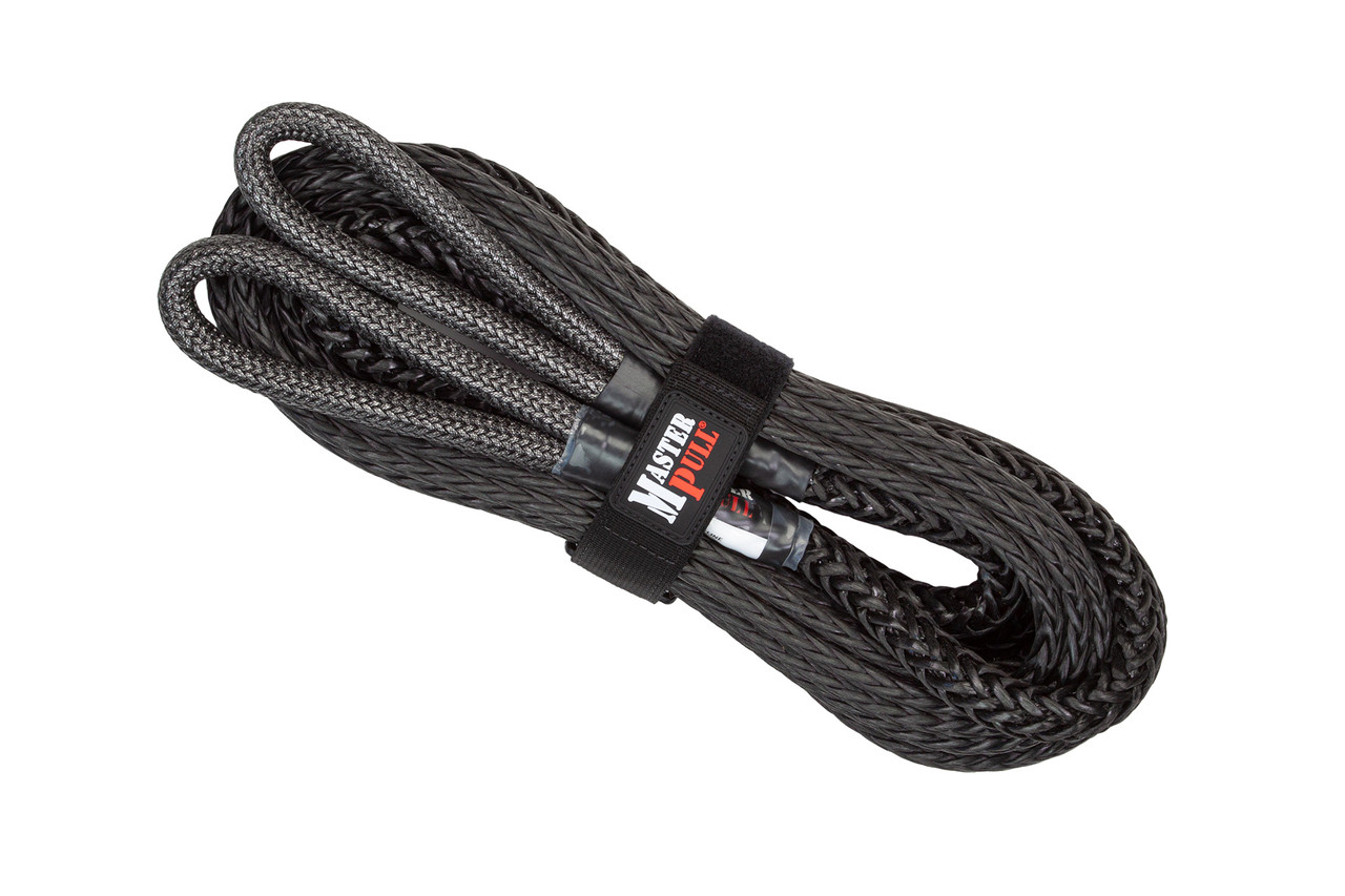 QIQU 3/8 * 50ft Winch Rope Extension,10mm ATV Winch Cable, Synthetic Rope,Towing  Rope