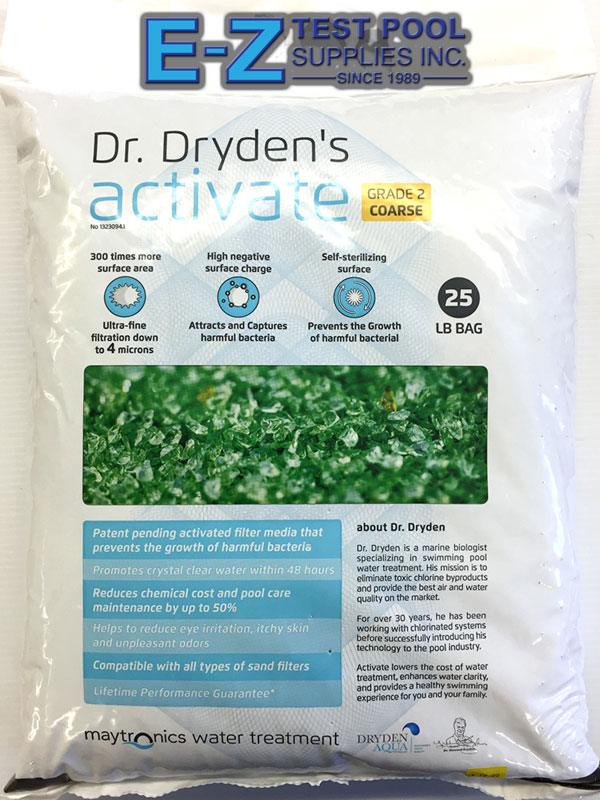 Dr. Dryden's Activate Grade 2 Coarse Filter Media for Sand Filters