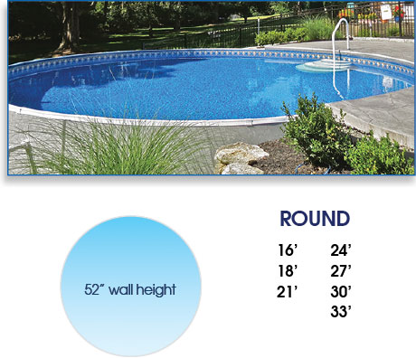 Radiant Round Above Ground Pool