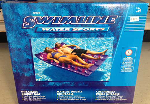 2 Person Pool Float 2014 Pool Float swimline 9036