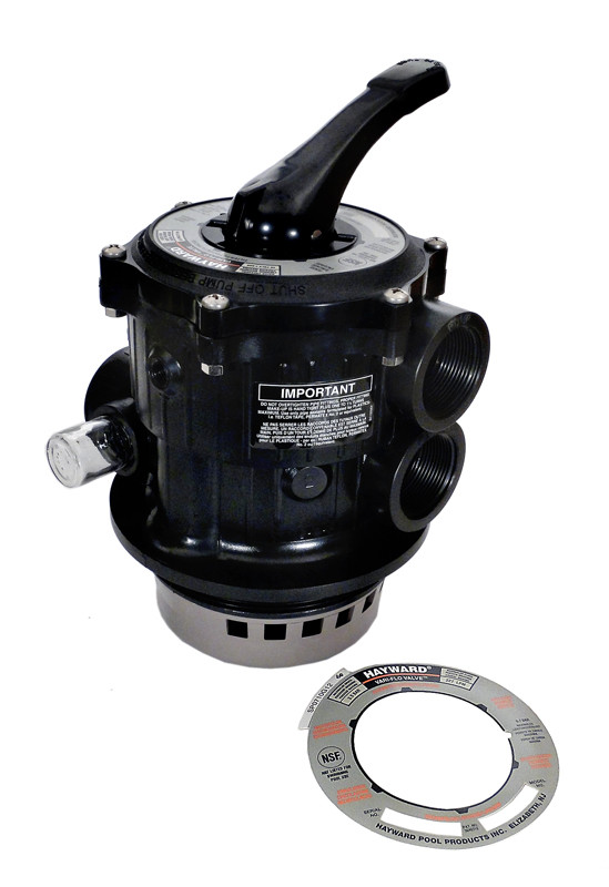 Hayward; VARI FLO BACKWASH VALVE 1.5IN FPT BLACK SP07122; SP7122 EZ