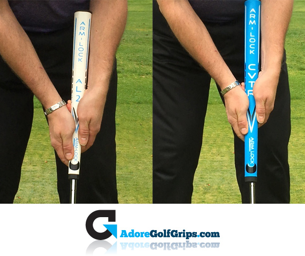 Arm-Lock Golf 17 Inch AL2 Series Giant Putter Grip - White / Blue ...