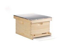 Miller 10-frame bee hive.