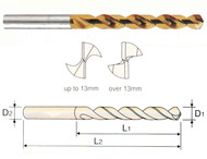 YG1 USA EDP # 0381KCN HSS-EX HPD-SUS TWIST DRILL TiN-COATED (JOBBERS) 3.8 x 43 x 75