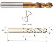 YG1 USA EDP # 0701JCN HSS-EX HPD-SUS TWIST DRILL TiN-COATED (STUB) 7.0 x 34 x 78