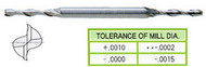 YG1 USA EDP # 51006HE 2 FLUTE LONG LENGTH DE MINIATURE TIALN-EXTREME COATED HSS 1/16 x 3/16 x 7/32 x 3/8 x 2-1/2