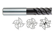 YG1 USA EDP # 95102 4 FLUTE LONG REACH 45 DEG HELIX ROUGHER JET-POWER CARBIDE 5/16 x 5/16 x 3/4 x 1 x 2-1/2 x .292