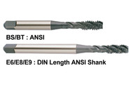 YG1 USA EDP # BS375 3 FLUTED METRIC SPIRAL FLUTED MODIFIED BOTTOMING STEAM OXIDE FOR STAINLESS STEELS UPTO 28HRc M8.0 - 1.0, D5