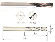 YG1 USA EDP # D1119201 HSS(M2) SCREW MACHINE DRILL (10 PC SET) #1 x 1-5/16 x 2-7/16