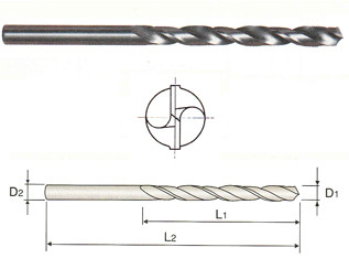 CARBIDE JOBBER DRILL #30 .1285/"