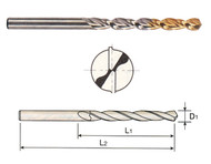 YG1 USA EDP # DLGP511005 HSS(M35) JOBBER, WORM PATTERN TYPE SS GOLD-P DRILL FOR DEEP HOLES (10 PC SET) 5/64 x 1 x 2