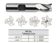 YG1 USA EDP # E9991024 4 FLUTE REGULAR LENGTH CENTER CUT COURSE PITCH ROUGHER POWDER METAL TANK-POWER 3/8 x 3/8 x 3/4 x 2-1/2