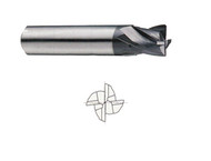 YG1 USA EDP # EMD59024 V7 MILL STEEL 4 FLUTE CORNER RADIUS STUB LENGTH FLAT CARBIDE END MILL 3/8 x 3/8 x 3/8 x 2 R.015