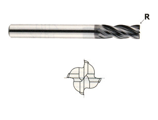 0.015 Corner Radius SGS 38185 1CR 4 Flute Corner Radius General Purpose End Mill 1-1/2 Cutting Length 3/4 Cutting Diameter 4 Length Aluminum Titanium Nitride Coating 3/4 Shank Diameter 0.015 Corner Radius SGS 38185 1CR 4 Flute Corner Radius General Purpose End Mill 1-1/2 Cutting Length 3/4 Cutting Diameter 4 Length Aluminum Titanium Nitride Coating 3/4 Shank Diameter