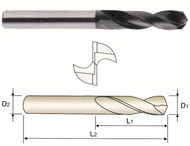 YG1 USA EDP # M15008 HSS-PM MULTI-1 DRILL STUB LENGTH TIALN COATED 1/8 x 1/8 x 3/4 x 2