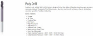 Fullerton Poly Drill EDP # 15671     1566 SD  TIALN   10.50   DR RH  38.00X137.00               3FL