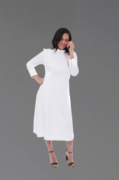 White Clergy Dress