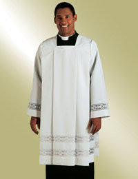 Ministerial Clergy Surplice for Men & Women - Murphy Surplice H-97