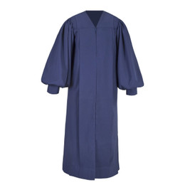 Navy Blue Men's & Women's Clergy Pulpit Robe
