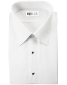 Como White Laydown Collar Tuxedo Shirt - Men's 5X-Large
