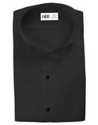 Dante Black Wingtip Collar Tuxedo Shirt - Men's Medium