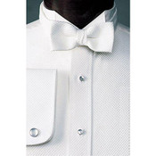 Pique Wing Collar Tuxedo Shirt For Tuxedo Tails - Boy's X-Small