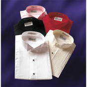 Colored Wing Collar Tuxedo Shirt - Boy's X-Small