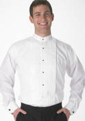 Men's Mandarin Collar Tuxedo Shirt