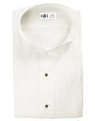 Ivory Wing Collar (Dante) Tuxedo Shirt by Cardi