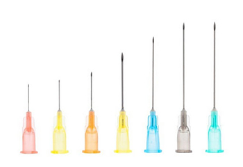 Hypodermic needles size