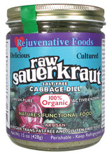 Salt Free Cabbage and Dill Sauerkraut