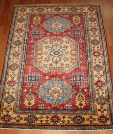 Hand Knotted Kazak Rug from Afghanistan - 146 x 102cm