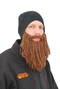 The Original Beard Beanie™ Eco2 Black With Long Beard
