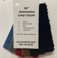 80" Loop Automotive Carpet Sample