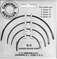 K-3 Assorted Curved Round Point Needle Pack
